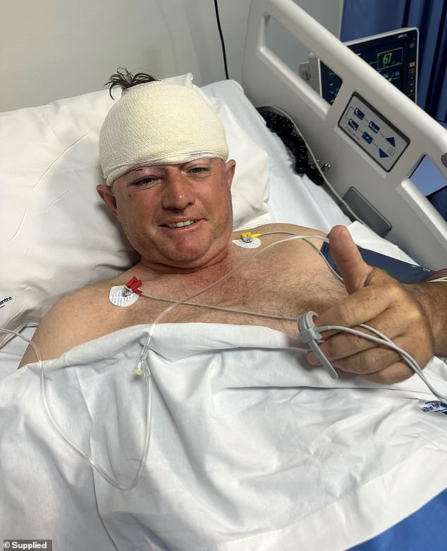 Guy Whittall, 51, needed emergency surgery after being severely mauled by the big cat.