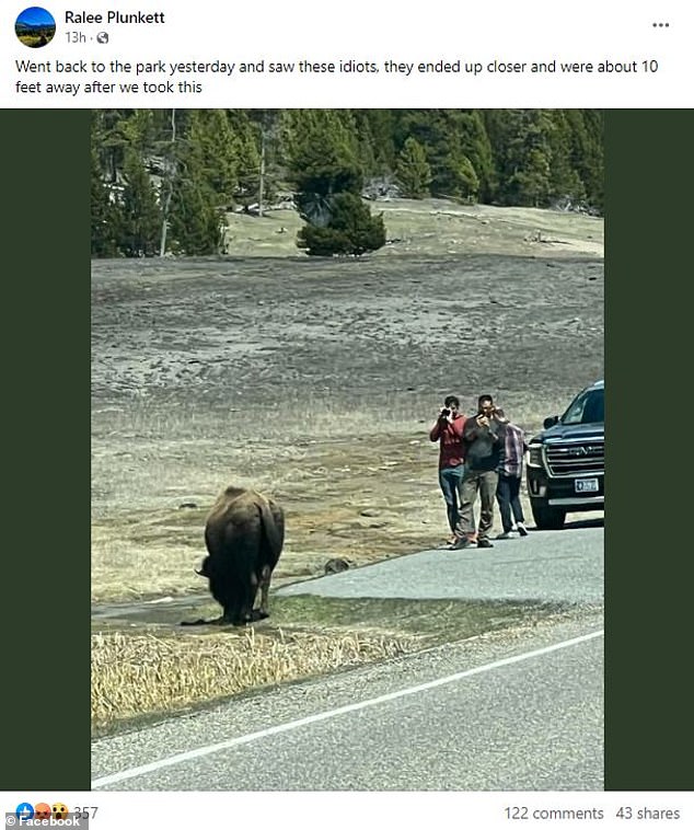 Facebook Group Post - Yellowstone National Park: Invasion of the Idiots