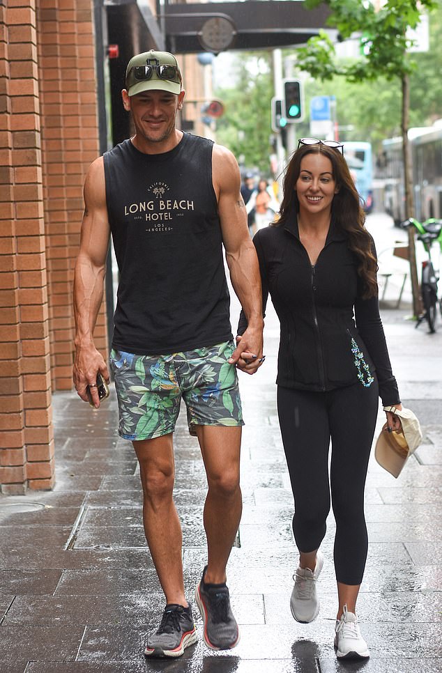 Married At First Sight's Jono McCullough and Ellie Dix were seen very much in love outside their Sydney CBD hotel just hours before attending the reunion together.