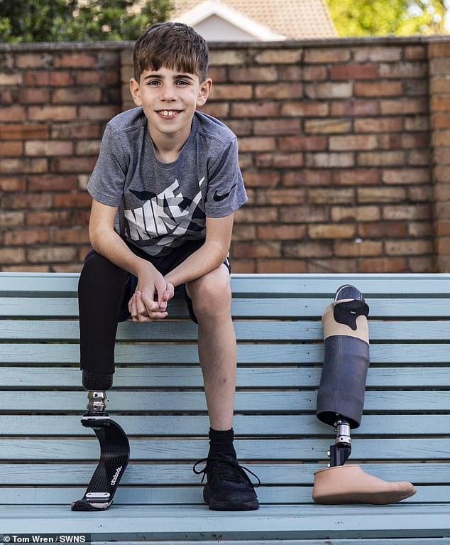 Arlo Tate had his leg amputated when he was only 18 months old, but at nine he is already a successful model.