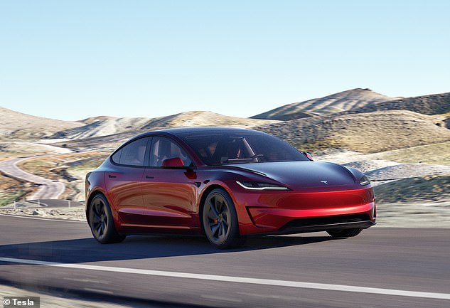 The Tesla Model 3 is back after a brief hiatus (from 2022) and is the fastest Performance model to date.  The £59,990 model will do 0-100 in 2.9s, with a top speed of 163mph and will produce 460hp.