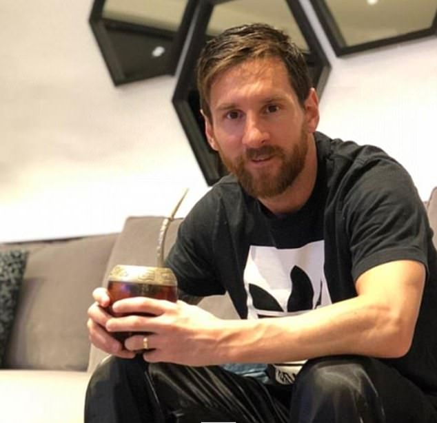 Lionel Messi is well known for his love of mate tea and is often seen drinking it during matches.