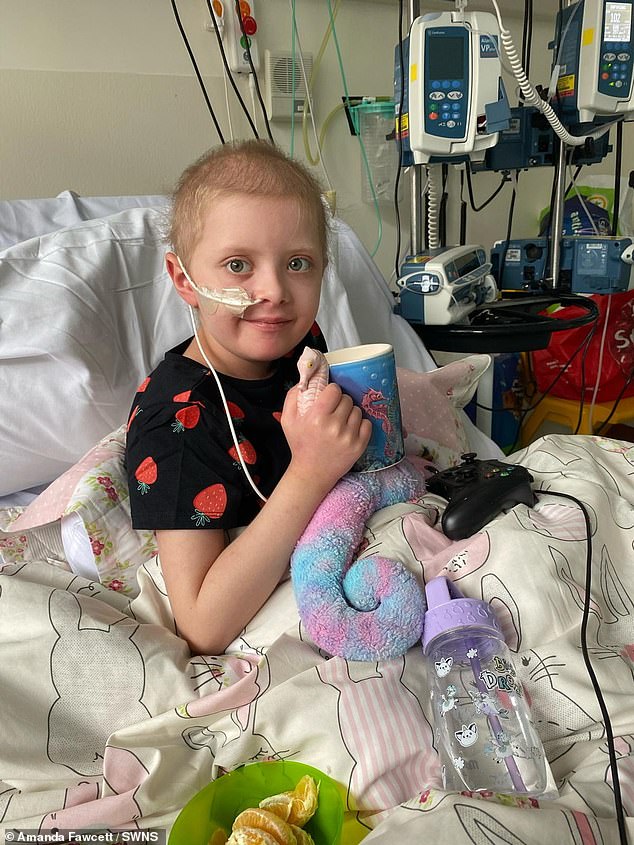 Ten-year-old Ruby Leaning was diagnosed with acute lymphoblastic leukemia after collapsing in the school playground in Grimsby, Lincolnshire.