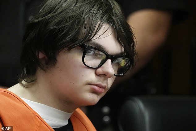 Ethan, the couple's son, was 15 years old when he opened fire on his classmates at Oxford High School in November 2021, killing four and wounding seven others. He is currently serving a life sentence without the possibility of parole.