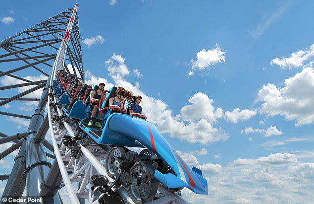 The 'Top Thrill 2' at Cedar Point in Ohio will power rides 420 feet tall and reach 120 miles per hour, earning it the spot for the tallest and fastest ride.