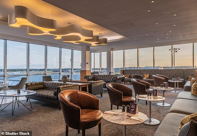 Flight benefits: One of the benefits of the Amex Platinum card with its £650 annual fee is being able to use Priority Pass airport lounges.