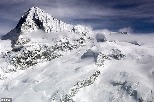 The file photo shows the Tete Blanche mountain near the Swiss-Italian border and Zermatt.