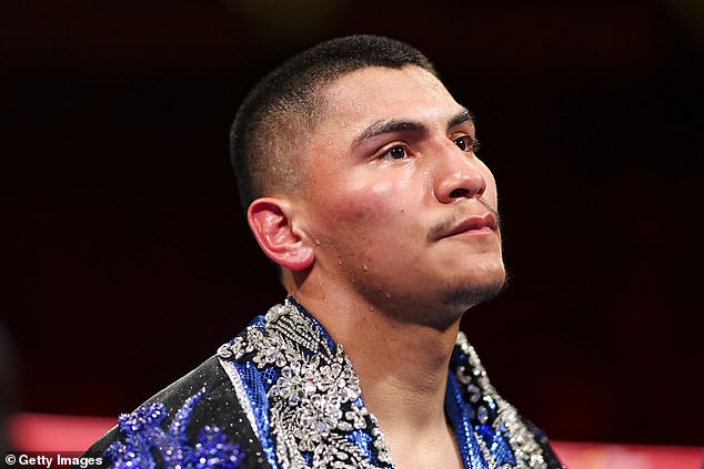 Vergil Ortiz (pictured) sent a message to Tim Tszyu ahead of their August superfight