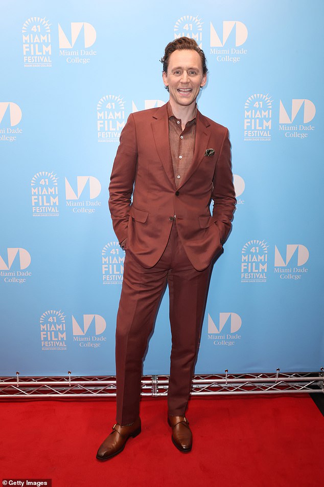 Tom Hiddleston spoke about fatherhood during an appearance at the Miami Film Festival