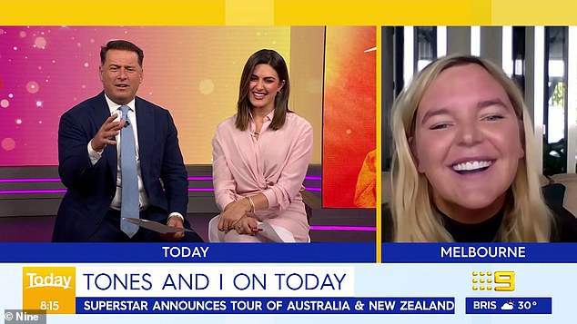 Tones and I announced that they will go on tour in 2024. The singer, whose real name is Toni Watson, appeared on the Today show on Monday to talk about her upcoming tour of Australia and New Zealand.