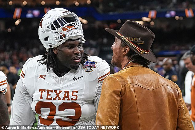 NFL Draft prospect T'Vondre Sweat was arrested in Austin, Texas, on Sunday for DWI