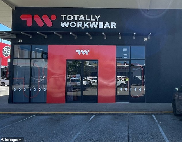 Totally Workwear branches in Hoxton Park, Narellan, Eastern Creek and North Parramatta, all in south-west Sydney, have ceased trading (pictured, a Totally Workwear store in Queensland)