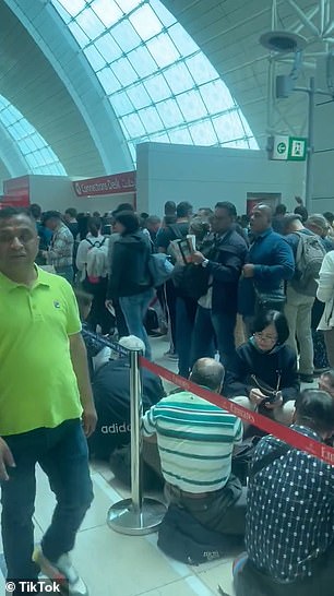 Travelers are still stranded in Dubai due to historic floods that hit the desert nation as visitors camp at the airport with very little food and scenes of chaos.
