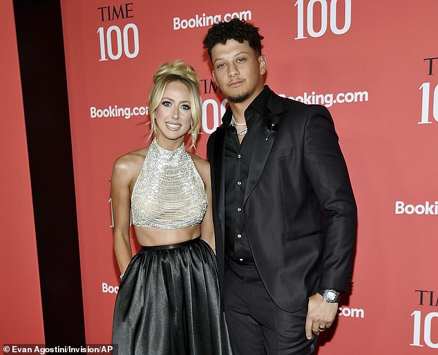 Patrick and Brittany Mahomes were on the red carpet in New York on Thursday for a TIME event.