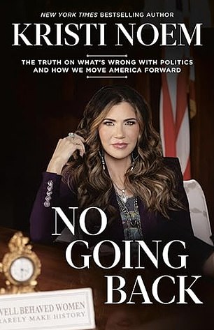 As former President Donald Trump contemplates who should become his vice president, Noem has written a new book, No Going Back: The Truth on What's Wrong with Politics and How We Move America Forward, which will be published on May 7.