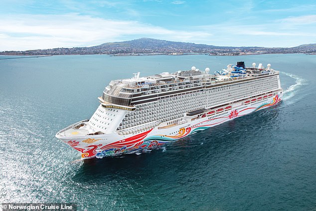 Two Australians were left stranded on a remote island off West Africa after their Norwegian Cruise Line ship abandoned them.