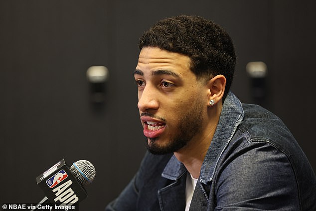 Indiana Pacers star Tyrese Haliburton said his brother was called the n-word on Sunday.