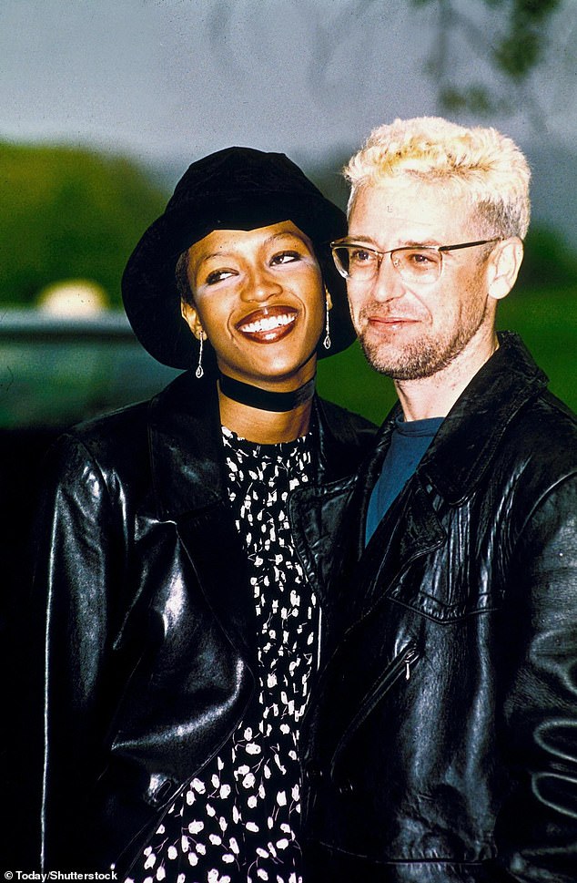 They previously had a high-profile romance with supermodel Naomi Campbell, even briefly getting engaged in 1994, before splitting that same year (pictured in 1993).