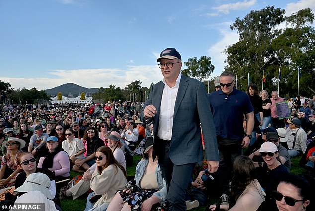 The situation has changed after the Prime Minister's much criticized appearance at the women's march in Canberra at the weekend.