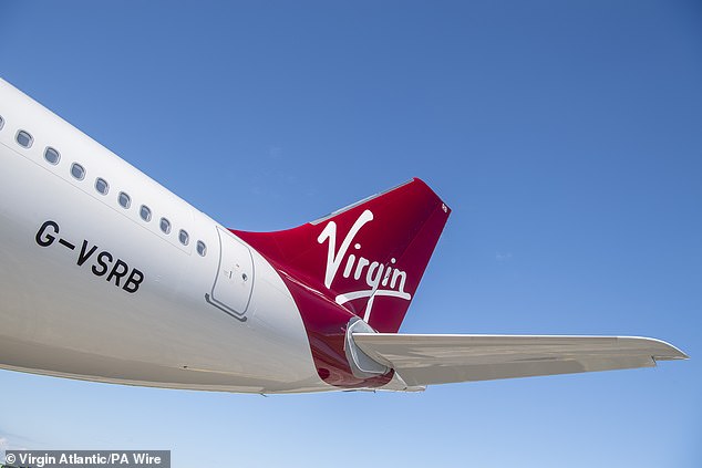 A Virgin Atlantic flight from JFK to Heathrow was canceled after a catering car collided with the plane's engine, causing damage to its casing (file photo)
