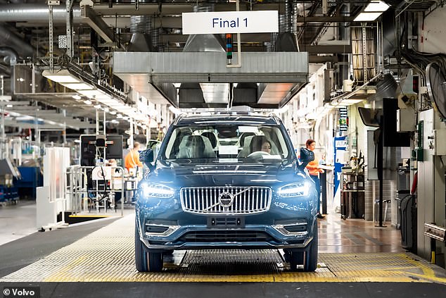 No more diesel: Volvo has confirmed that this XC90 – produced at its Toslanda factory in Sweden on March 26 – is officially the last diesel car it will ever make