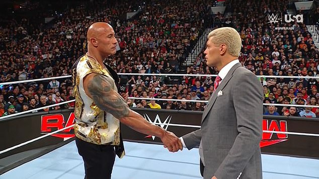 After weeks of beatings, The Rock told Cody Rhodes that he will return to WWE for him again.