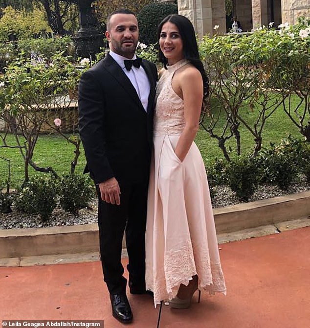 Danny Abdallah (pictured with his wife), who lost three children and a niece in 2020, called the alleged knife fight to open the knife a 