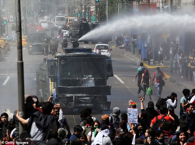 Police have given away a $700,000 water cannon that was purchased to counter violent public unrest such as this week's riots in Wakeley, in Sydney's western suburbs.  (File image of a water cannon)