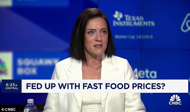 Sara Senatore, a securities analyst at Bank of America, told CNBC that some restaurant chains are raising prices faster than others.