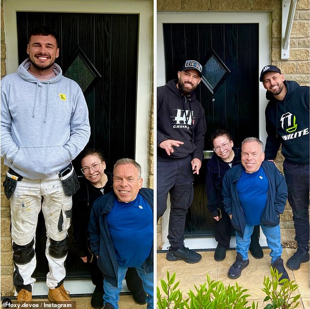 Warwick Davis takes on a new work project after the death of his wife Samantha.  The Harry Potter star stars on YouTube channel Home Improvements UK alongside his daughter, Hollyoaks actress Anabelle, 27.