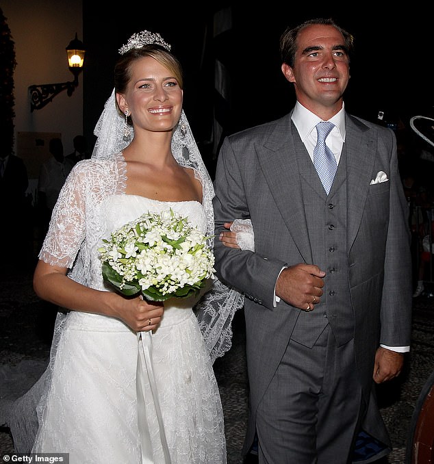 Prince Nikolaos (right), 54, and Princess Tatiana (left), 43, married in August 2010.