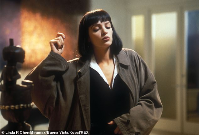 Uma played Mia Wallace at the tender age of 24.