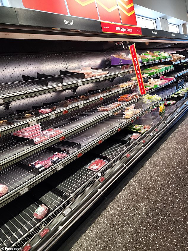 Aldi shoppers in Western Australia are furious after encountering rows and rows of empty shelves in their local stores.
