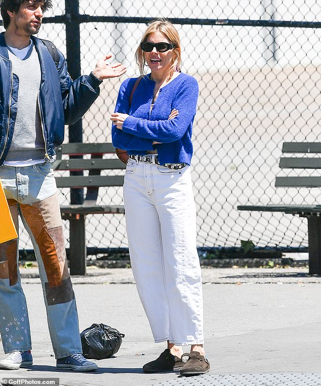 It's harder to think of an A-list celebrity, like Sienna Miller, above, who isn't breaking out her white jeans right now.