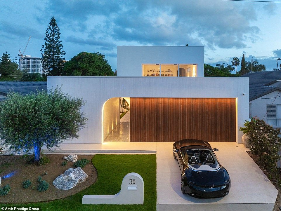The incredible house, called La Rosa, is located on the Isle of Capri, in the middle of Surfers Paradise, and broke a record in the suburbs when it sold for $4 million.