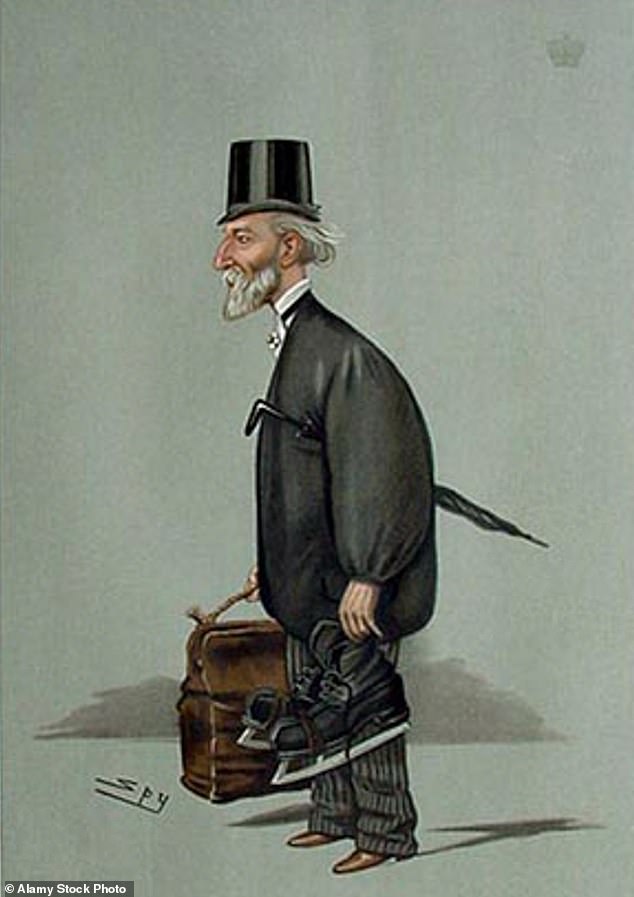A 1900 Vanity Fair caricature of the 2nd Marquess of Clanricarde, Hubert George de Burgh-Canning, a miserly landowner