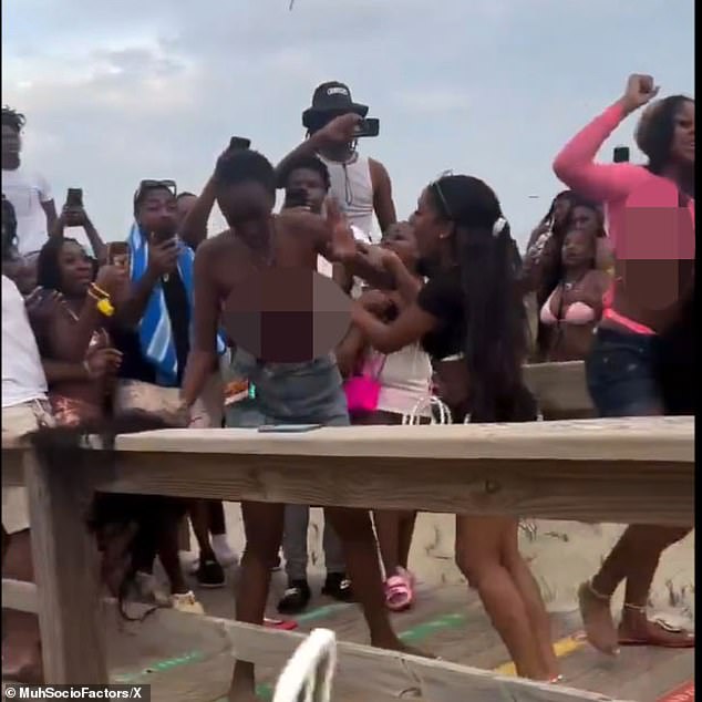 At this year's Orange Crush event, some unruly partygoers traded blows while other attendees cheered them on.  The footage was one of several shocking social media posts from the annual spring break gathering in Savannah, Georgia.