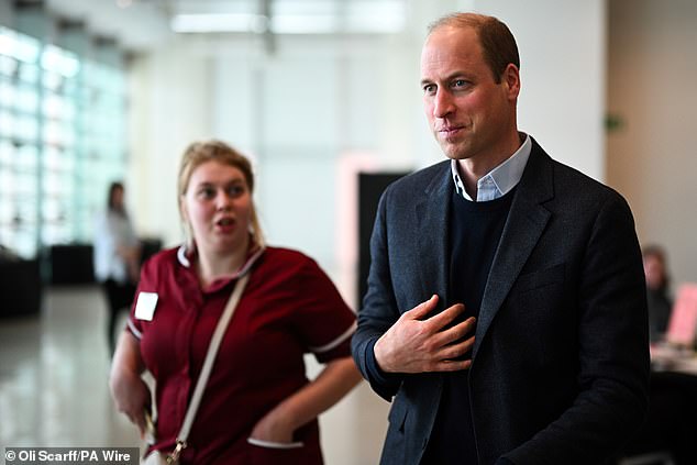 March 19 – Prince William is pictured during a visit to the Millennium Gallery in Sheffield.