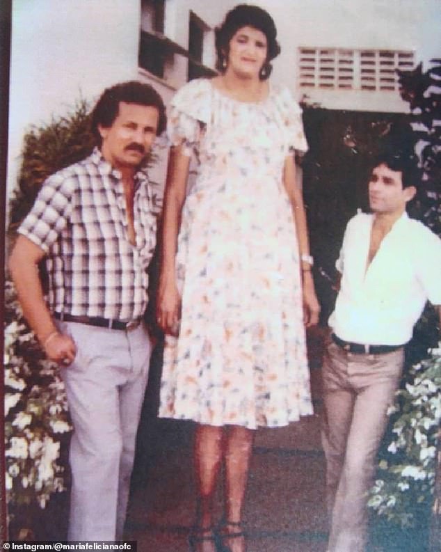 Maria Feliciana dos Santos, from Brazil, was considered one of the tallest women in the world, standing at a staggering 7 feet 3 inches.
