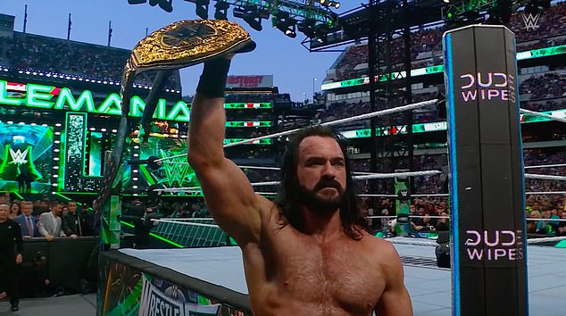Drew McIntyre achieved his victory in front of the fans, but he couldn't enjoy it for long