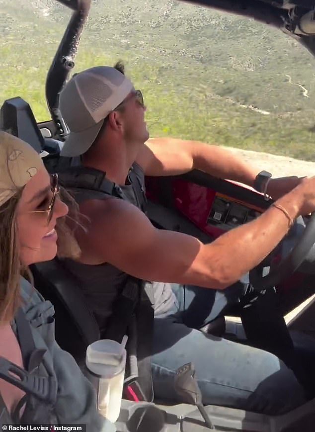 Rachel shared a clip two weeks ago on Instagram riding an ATV with Matthew, owner of Dunn Investment Group in Spokane, Washington.