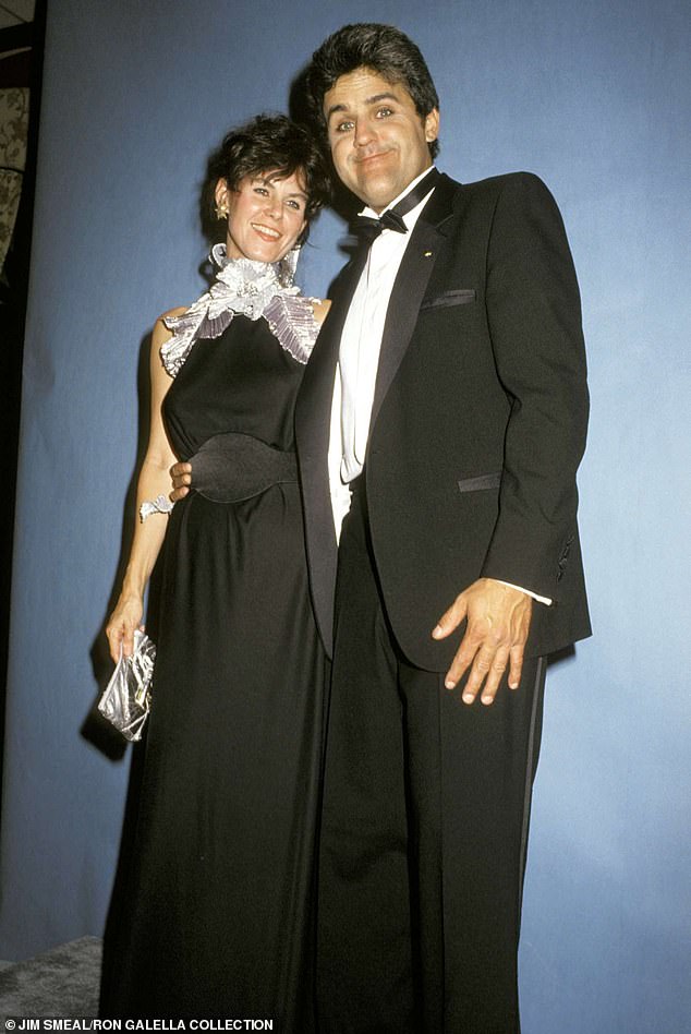 Jay and the Feminist Majority Foundation board member, who never had children, met in 1976 while he was performing at the Comedy Store in West Hollywood (pictured in 1980).
