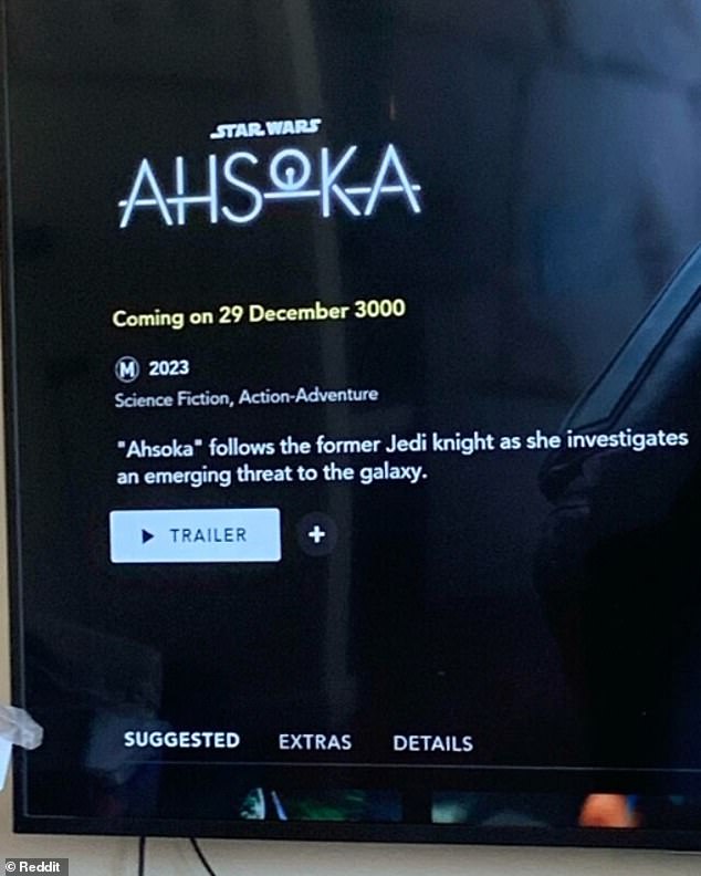 Waiting for Ahsoka!  The American production company Disney Plus told Star Wars fans that its spin-off series would arrive on its streaming service in the year 3000.