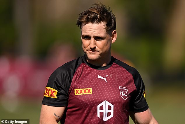 AJ is best known for playing fullback and five-eighth for the Gold Coast Titans in the National Rugby League, while he also played for the Queensland Maroons (pictured).