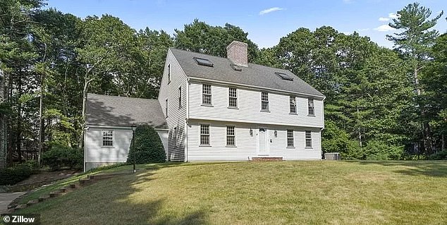 The family lived in this $1.5 million, five-bedroom home outside of Duxbury.