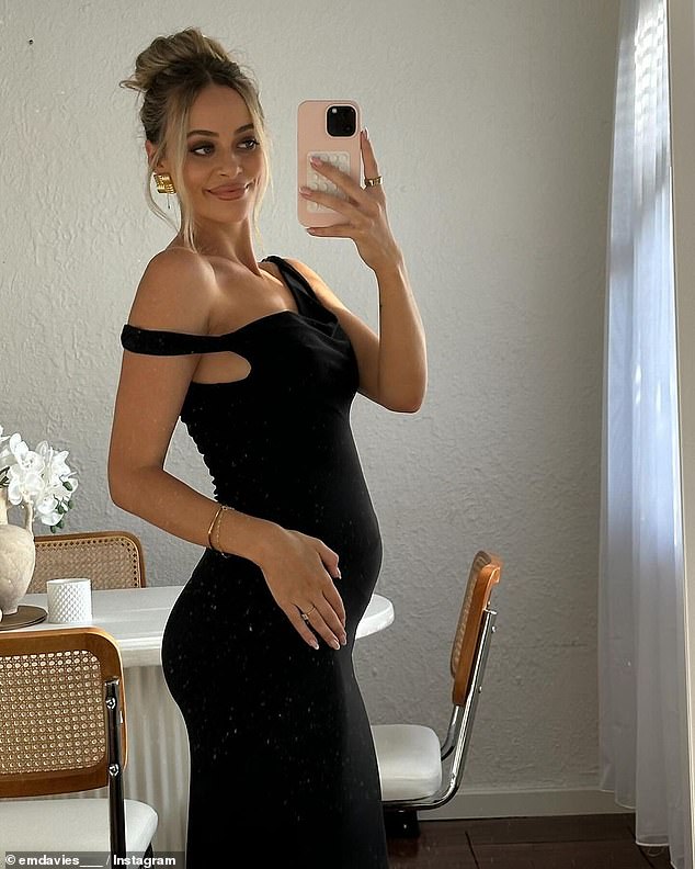 The influencer, 29, is expecting a baby girl with her fiancé Joel Gambin and is currently in her 25th week as she counts down to her due date of August 20.