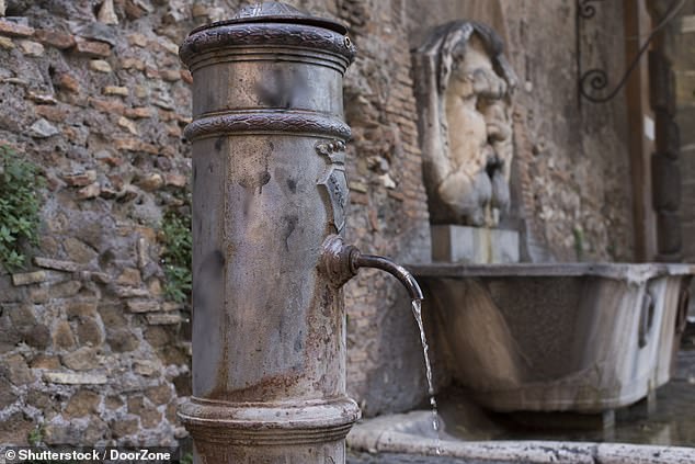 There are more than 2,500 drinking water fountains in Rome (above)