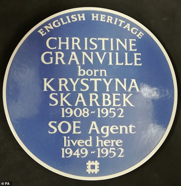 The blue plaque unveiled at the former Shelbourne Hotel (now 1 Lexham Gardens), Kensington, in honor of the late Special Constable.