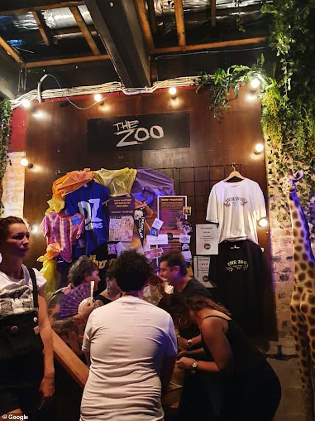 The 500-capacity venue is a huge loss for Australia's live music scene, which has had to deal with the closure of multiple venues and festivals in recent times (pictured, customers at a merchandise stand before a concert at The Zoo).