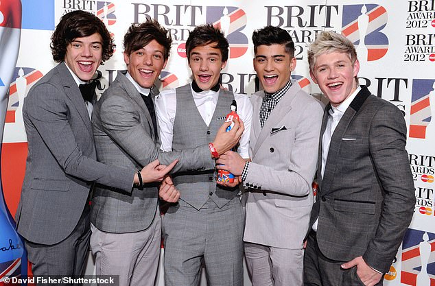 Zayn found fame on the X Factor in 2010 alongside bandmates (LR) Harry Styles, Louis Tomlinson, Liam Payne, Zayn, Niall Horan (pictured in 2012) before quitting in March 2015.